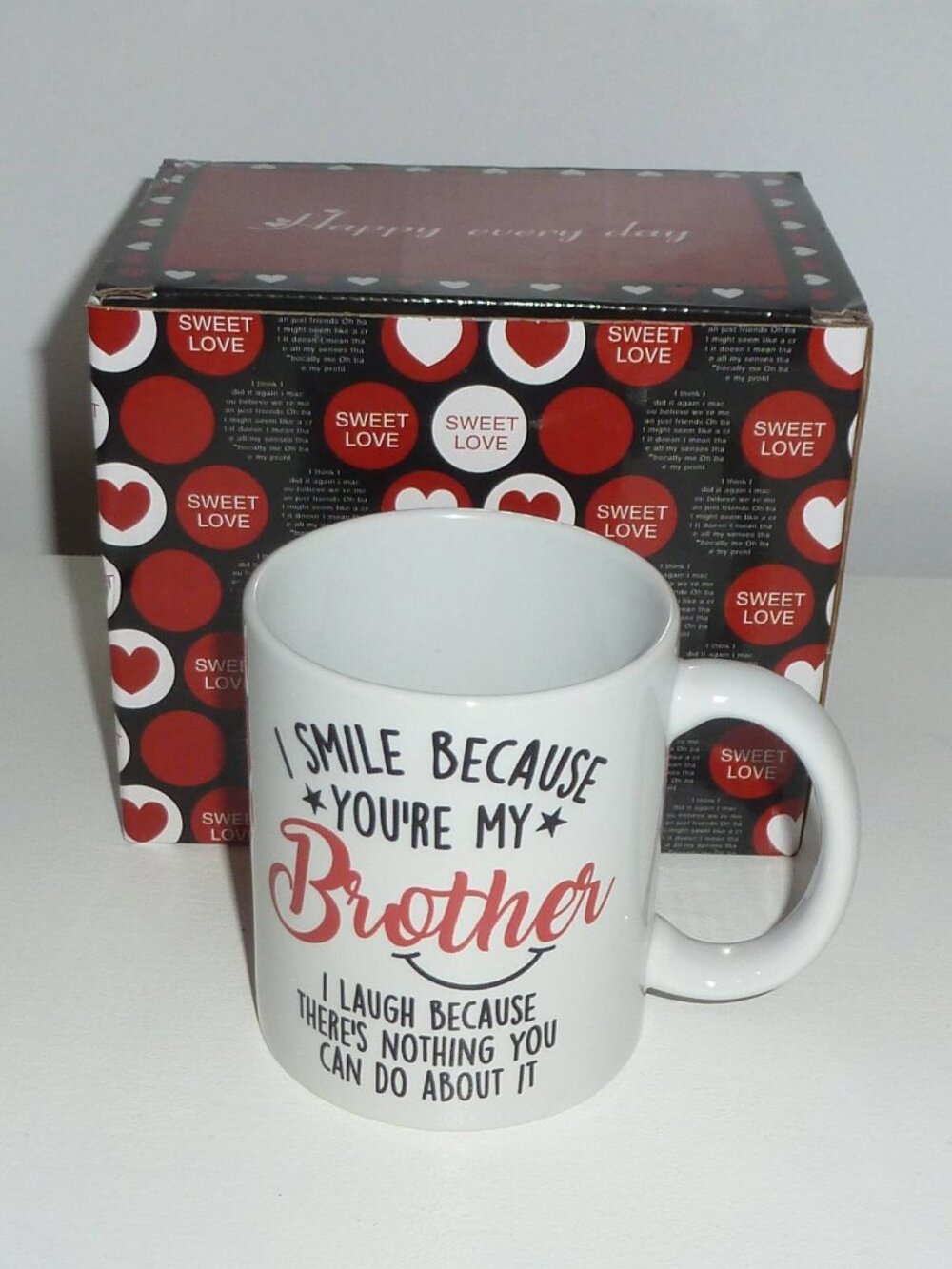 Sweet Love Brother Mug / Cup - 12 Oz - NIB